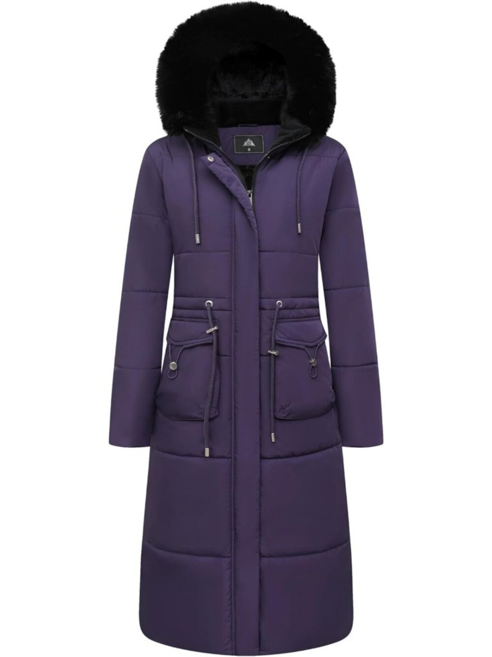 Cozy Women's Long Waterproof Puffer Coat - Warm Maxi Down Jacket for Winter
